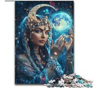 1000 Pieces Jigsaw Puzzle for Adults& Teens Moon Goddess,Family Entertainment Toys with Matching Poster And Trivia Sheet 38x26cm