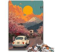 1000 Pieces Jigsaw Puzzle for Adults& Teens Mount Fuji Sports Car Teenager Puzzles,Fun Games Wall Decoration Unique Birthday And Xmas Gifts (38x26cm)