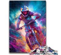 1000 Pieces Jigsaw Puzzle For Adults Teens Mountain Biking Learning Educational Toys Family Games Gifts for Friends And Family 26x38cm