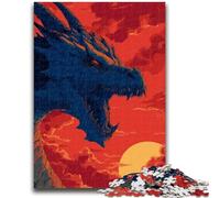 1000 Pieces Jigsaw Puzzle For Adults Teens Mysterious Dragon Learning Educational Toys Family Games Gifts for Friends And Family 26x38cm