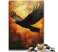 1000 Pieces Jigsaw Puzzle for Adults& Teens Mysterious Eagle Learning Educational Toys Family Games Gifts for Friends And Family 50x75cm