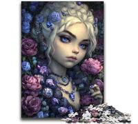 1000 Pieces Jigsaw Puzzle for Adults& Teens Mysterious Elf Girl Learning Educational Toy for Is Ideal As A Gift for The Whole Family 26x38cm