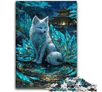 1000 Pieces Jigsaw Puzzle For Adults Teens Mysterious Fox Challenging Game Toys for Is Ideal As A Gift for The Whole Family 26x38cm