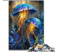 1000 Pieces Jigsaw Puzzle for Adults& Teens Mysterious Jellyfish, Elephant Toy Intellectual Game Birthday Present, Gifts, Wall Art for Ages 14+ (Size 50x75cm)