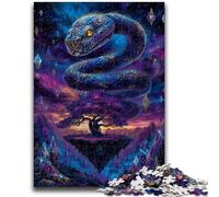 1000 Pieces Jigsaw Puzzle for Adults& Teens Mysterious Snake Stress Reliever Difficult Challenge Deal As Gifts for The Whole Family 26x38cm
