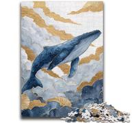 1000 Pieces Jigsaw Puzzle for Adults& Teens Mysterious Whale Challenging Game And Family Play Educational Game for Birthday, Chrismas 26x38cm