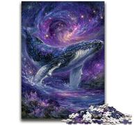 1000 Pieces Jigsaw Puzzle for Adults& Teens Mysterious Whale Educational Stress Relief Toy Parent-child Interaction for And Age 14 50x75cm