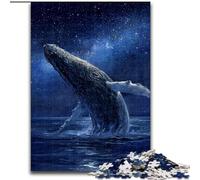 1000 Pieces Jigsaw Puzzle For Adults Teens Mysterious Whale, Suitable for Ages 14 And Up Home Decor Deal As Gifts for The Whole Family (Size 26x38cm)