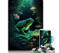1000 Pieces Jigsaw Puzzle for Adults& Teens Mythical Frog Puzzles for Adults,Unique Birthday And Gifts for And Age 14 Years Up (size 38x26cm)