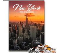 1000 Pieces Jigsaw Puzzle for Adults& Teens New York Challenging Game And Family Play Secret Santa Gifts (38x52cm) 1000pcs