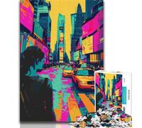 1000 Pieces Jigsaw Puzzle for Adults& Teens New York Cityscape,Learning Educational Toys Family Games Educational Game for Birthday,Chrismas (38x26cm)