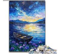 1000 Pieces Jigsaw Puzzle For Adults Teens Northern Lights, for Educational Game Challenge Toy Enhance Memory for Age 14 (Size 50x75cm)