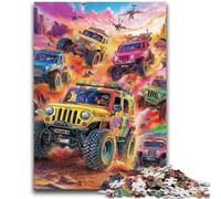 1000 Pieces Jigsaw Puzzle for Adults& Teens Off-road Vehicles Help The Brain Exercise Addictive Toys to Cultivate Patience Gift For Birthdays 26x38cm