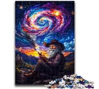 1000 Pieces Jigsaw Puzzle for Adults& Teens Old Man of The Universe Stress Reliever Difficult Challenge Deal As Gifts for The Whole Family 50x75cm