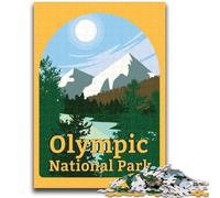 1000 Pieces Jigsaw Puzzle for Adults& Teens Olympic National Park 1000 Pieces for Adults,Fun Activity for Home, Rainy Days Toys, Birthday Gifts (50x75cm)