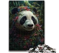 1000 Pieces Jigsaw Puzzle For Adults Teens Panda Flowers Plants Magic Educational Game Challenge Toy Wall Decoration Unique Birthday And Xmas Gifts 26x38cm