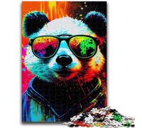 1000 Pieces Jigsaw Puzzle For Adults Teens Panda PopArt Animal Help The Brain Exercise Addictive Toys to Cultivate Patience Artists Collection, Fine Art 50x75cm