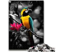 1000 Pieces Jigsaw Puzzle for Adults& Teens Parrot 1000 Piece Jigsaw,Fun Activity for Home, Rainy Days Toys, Birthday Gifts (26x38cm)