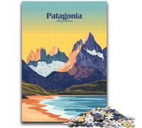 1000 Pieces Jigsaw Puzzle for Adults& Teens Patagonia Argentina Landscape Adult Puzzles,Family Game Stress Reliever Difficult Challenge Suitable for Couples (26x38cm)