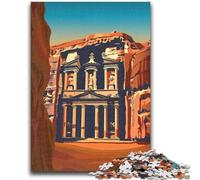 1000 Pieces Jigsaw Puzzle For Adults Teens Petra Treasury Teenager Jigsaw,Classic Educational Games Beautiful Decoration (50x75cm)