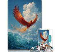 1000 Pieces Jigsaw Puzzle For Adults Teens Phoenix Adult Jigsaw,Challenging Game Toys Wall Decoration Unique Birthday And Xmas Gifts 26x38cm