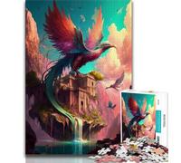 1000 Pieces Jigsaw Puzzle for Adults& Teens Phoenix in The Palace 1000 Piece Jigsaw,Fun Activity for Home, Rainy Days Toys, Birthday Gifts 38x26cm