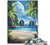 1000 Pieces Jigsaw Puzzle for Adults& Teens Phuket Thailand Beach Adult Jigsaw,Stress Reliever Difficult Challenge Secret Santa Gifts (50x75cm)