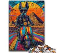 1000 Pieces Jigsaw Puzzle For Adults Teens Pop-art Anubis for Age 14 Years And over Beautiful Design GameBeautiful Design Game Great Gift 26x38cm