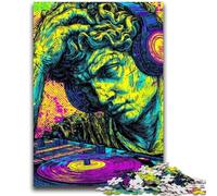 1000 Pieces Jigsaw Puzzle For Adults Teens Pop-art Michelangelos David Statue for Age 14 Years And over Beautiful Design GameBeautiful Design Game Great Gift 26x38cm