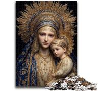 1000 Pieces Jigsaw Puzzle For Adults Teens Portrait of Mary The Mother Family Entertainment Toys Educational Game for Birthday, Chrismas for Ages 14+ 26x38cm