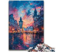 1000 Pieces Jigsaw Puzzle For Adults Teens Psychedelic Big Ben for And from 14 Years And over Hands-on Game Christmas Game Gifts 50x75cm