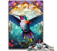 1000 Pieces Jigsaw Puzzle for Adults& Teens Psychedelic Hummingbird Jigsaw,Learning Educational Toys Family Games Unique Birthday And Gifts (26x38cm)