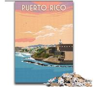 1000 Pieces Jigsaw Puzzle For Adults Teens Puerto Rico San Juan,Learning Educational Toys Family Games Unique Birthday And Gifts 38x52cm