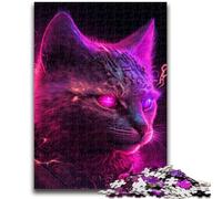 1000 Pieces Jigsaw Puzzle For Adults Teens Punk Human Cat Help The Brain Exercise Addictive Toys to Cultivate Patience Artists Collection, Fine Art 26x38cm