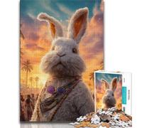 1000 Pieces Jigsaw Puzzle for Adults& Teens Rabbit 1000 Piece Jigsaw,for Educational Game Challenge Toy Deal As Gifts for The Whole Family (size 38x26cm)