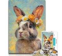 1000 Pieces Jigsaw Puzzle for Adults& Teens Rabbit 1000 Pieces for Adults,Fun Games Wall Decoration Unique Birthday And Xmas Gifts (size 38x26cm)