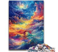 1000 Pieces Jigsaw Puzzle For Adults Teens Rainbow Cloud Challenging To Complete But Fun And Humorous Unique Home Decor And Gifts 50x75cm