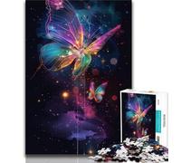 1000 Pieces Jigsaw Puzzle For Adults Teens Rainbow Dream Butterfly Teenager Jigsaw,Classic Educational Games Beautiful Decoration 38x26cm