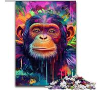 1000 Pieces Jigsaw Puzzle For Adults Teens Rainforest Gorilla, Suitable for Ages 14 And Up Home Decor Deal As Gifts for The Whole Family (Size 26x38cm)