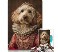 1000 Pieces Jigsaw Puzzle For Adults Teens Retro Dog 1000 Pieces for Teenagers,Stress Reliever Difficult Challenge Home Decoration Toys 50x75cm