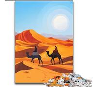 1000 Pieces Jigsaw Puzzle For Adults Teens Sahara Desert,Toys Educational Games Stress Relieving Great Gifts And Toys 50x75cm