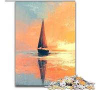 1000 Pieces Jigsaw Puzzle For Adults Teens Sailing Sailboat, for 14+ Challenging Game As A Gift for The Whole Family And Friends (Size 26x38cm)