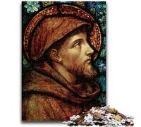 1000 Pieces Jigsaw Puzzle For Adults Teens Saint Francis of Assisi Family Entertainment Toys Educational Game for Birthday, Chrismas for Ages 14+ 50x75cm