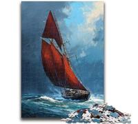 1000 Pieces Jigsaw Puzzle for Adults& Teens Ship Sailing on The Sea, for Age 14 Years And over Home Decor As A Gift for The Whole Family And Friends 50X75CM