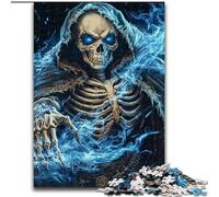 1000 Pieces Jigsaw Puzzle For Adults Teens Skeleton Death Challenging Game Toys Deal As Gifts for The Whole Family for Ages 14+ 26x38cm
