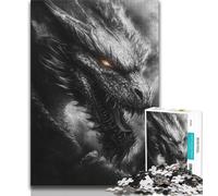 1000 Pieces Jigsaw Puzzle For Adults Teens Skeleton Dragon,Brain Intelligence Challenge Addictive Toys Birthday Present,Gifts,Wall Art (75x50cm)