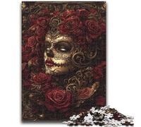 1000 Pieces Jigsaw Puzzle For Adults Teens Skeleton Queen Stress Reliever Difficult Challenge Is Ideal As Gifts for The Whole Family 50x75cm