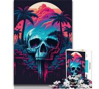 1000 Pieces Jigsaw Puzzle For Adults Teens Skull Island 1000 Pieces for Teenagers,Brain Teaser - Birthday Gift for Men (size 38x26cm)