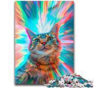 1000 Pieces Jigsaw Puzzle For Adults Teens Space Cat Adult Jigsaw,Challenging Game Toys Wall Decoration Unique Birthday And Xmas Gifts (75x50cm)