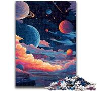 1000 Pieces Jigsaw Puzzle for Adults& Teens Space Universe Educational Games Home Decoration for Is Ideal As A Gift for The Whole Family 50x75cm